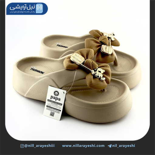 صندل سیلیکونی طرح پاپیون و سنجاق قفلی خرسی ( انگشتی )