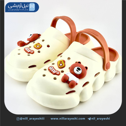 صندل کراکس طرح میکس خرسی رنگی