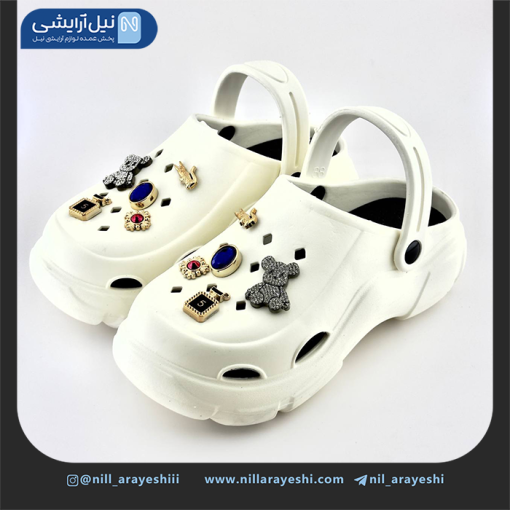 صندل کراکس طرح میکس خرسی نگین دار