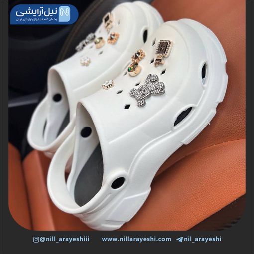 صندل کراکس طرح میکس خرسی نگین دار