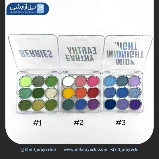 پالت سایه نه رنگ میس لارا کد ms - 83