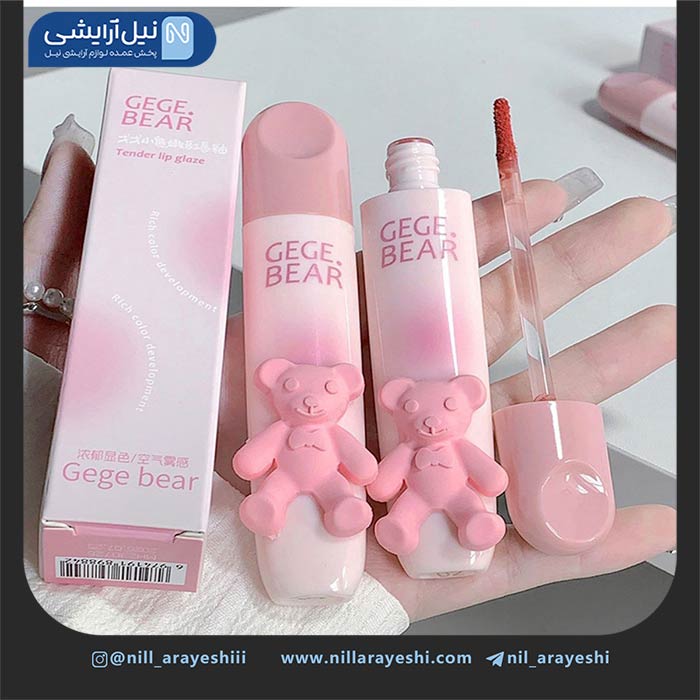 رژ لب مایع خرسی پوکه مخملی گگ بیر کد gx1079