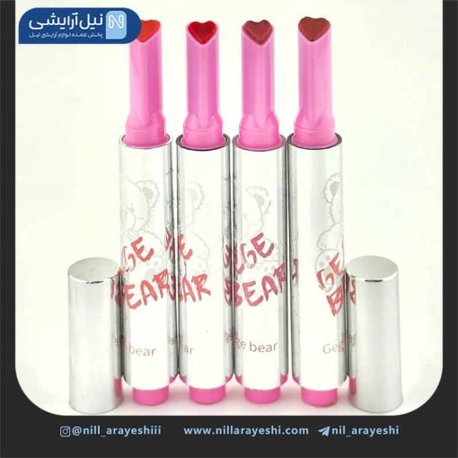 لیپ گلاس ( لیپ پلامپر ) خودکاری قلبی خرسی گگ بیر ( بدون جعبه )