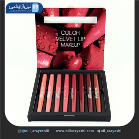 پک خط لب و رژ جامد دوطرفه هنگ فنگ هشت عددی کد 9095A