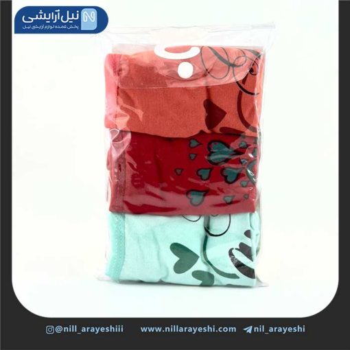 پک شورت نخ پنبه فانتزی الانو سه عددی ( XXXL )