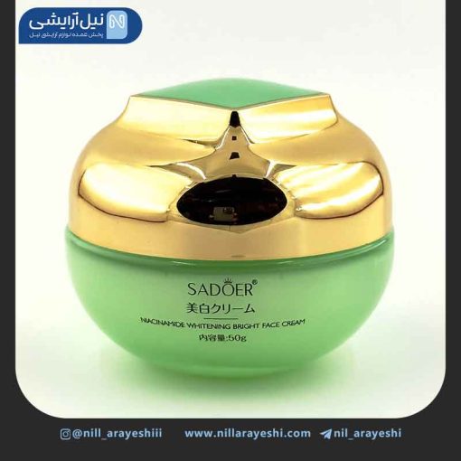کرم کاسه ای صورت سفید کننده نیکوتینامید سادور 50 گرم ( بدون جعبه )