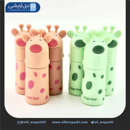 رژ لب خیس طرح زرافه گگ بیر کد gx1069 ( بدون جعبه )