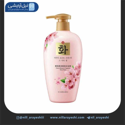 شاور ژل پمپی شکوفه گیلاس هانفن میل ( بدون جعبه )