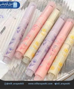 لیپ گلاس ( لیپ پلامپر ) خودکاری قلبی طرح گل گگ بیر ( بدون جعبه )
