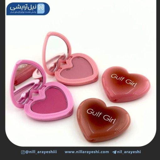 رژ لب و رژگونه کوشنی قلبی گالف گرل کد Gp147