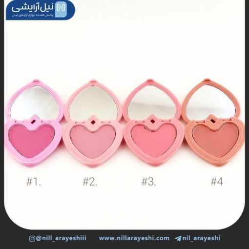رژ لب و رژگونه کوشنی قلبی گالف گرل کد Gp147