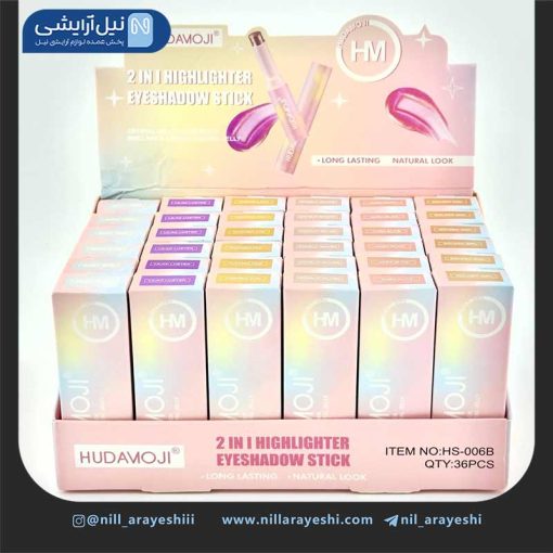 سایه چشم استیکی ژله ای هدی موجی کد hs - 006b