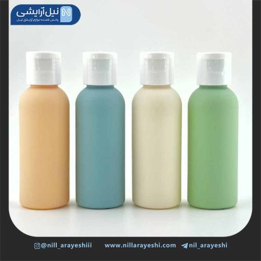 ست بطری مسافرتی چهار تیکه رنگی ( کاور زیپی )