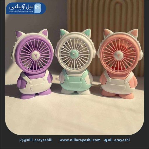 مینی فن طرح گربه شارژی کد Hd6630