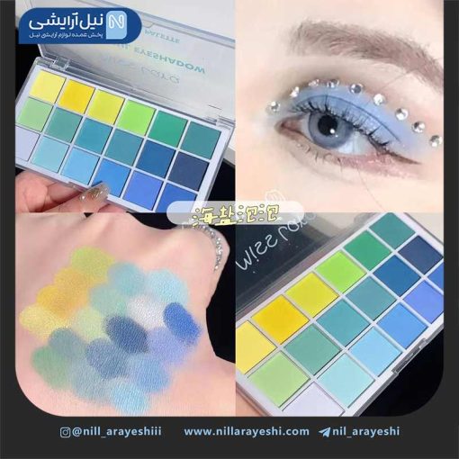 پالت سایه هجده رنگ میس لارا