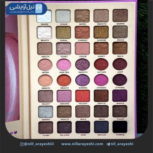 پالت سایه کتابی 40 رنگ‌ دختر و شیر آیگودکو