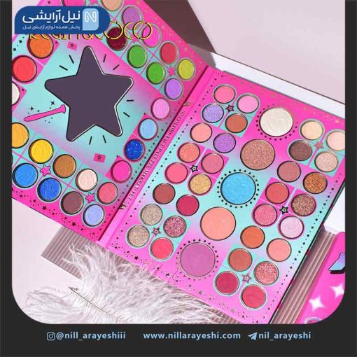 پالت سایه کتابی 69 رنگ کوین اند کوکو کد kc233259