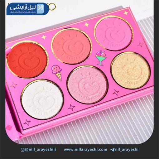 پالت چند کاره 31 رنگ طرح بستنی کوین اند کوکو کد kc234387