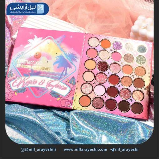 پالت چند کاره ورقی 69 رنگ کوین اند کوکو کد kc223267