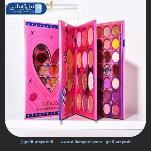 پالت چند کاره ورقی 82 رنگ کوین اند کوکو کد kc234295