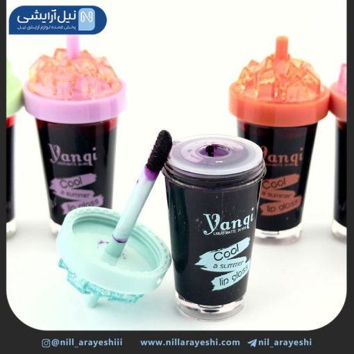 تینت لب طرح آبمیوه نی دار یانچی کد Tm - 093