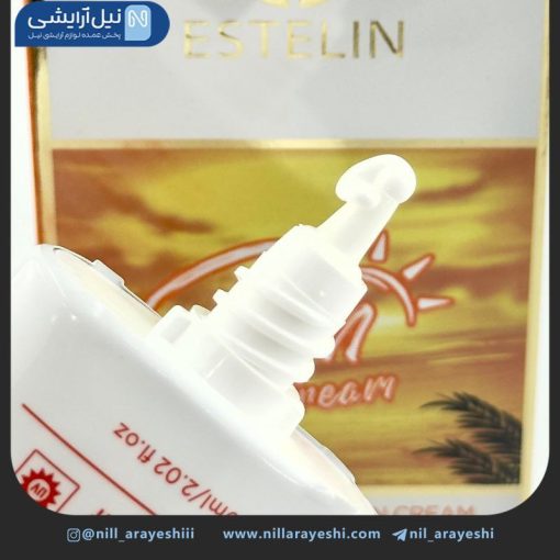 کرم ضد آفتاب بی رنگ فاقد چربی استلین spf60 حجم 60 میل کد ES0021