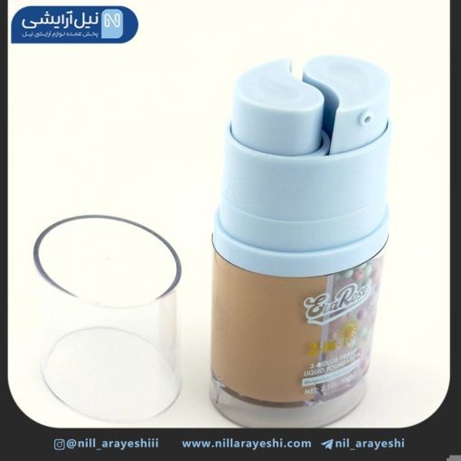 کرم پودر و پرایمر پمپی دوقلو ارا رز 30 گرم کد 8004