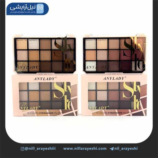 پالت سایه پانزده رنگ آنی لیدی کد AN8780