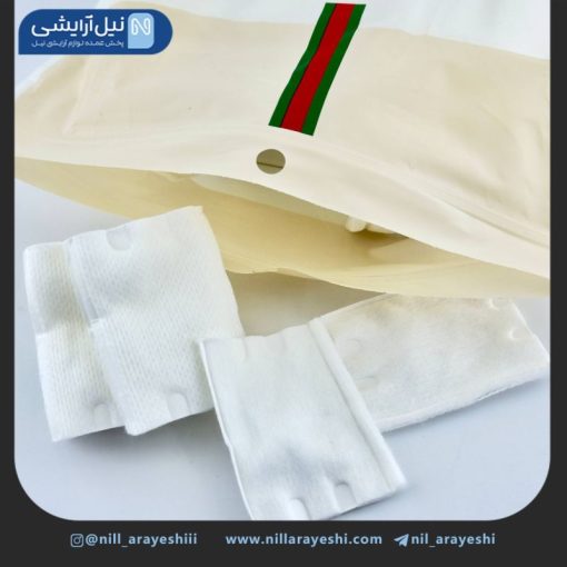 پد آرایش پاککن پنبه ای 100 عددی کد W8606
