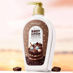 لوسیون بدن پمپی کیک شکلاتی بیوآکوا 400 میل کد bqy84026