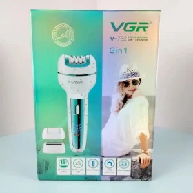 اپیلاتور سه کاره وی جی آر مدل V - 732