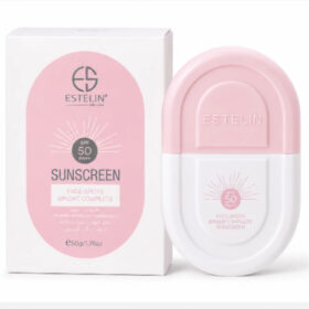 کرم ضد آفتاب بی رنگ spf50 استلین 50 گرم صورتی کد ES0293